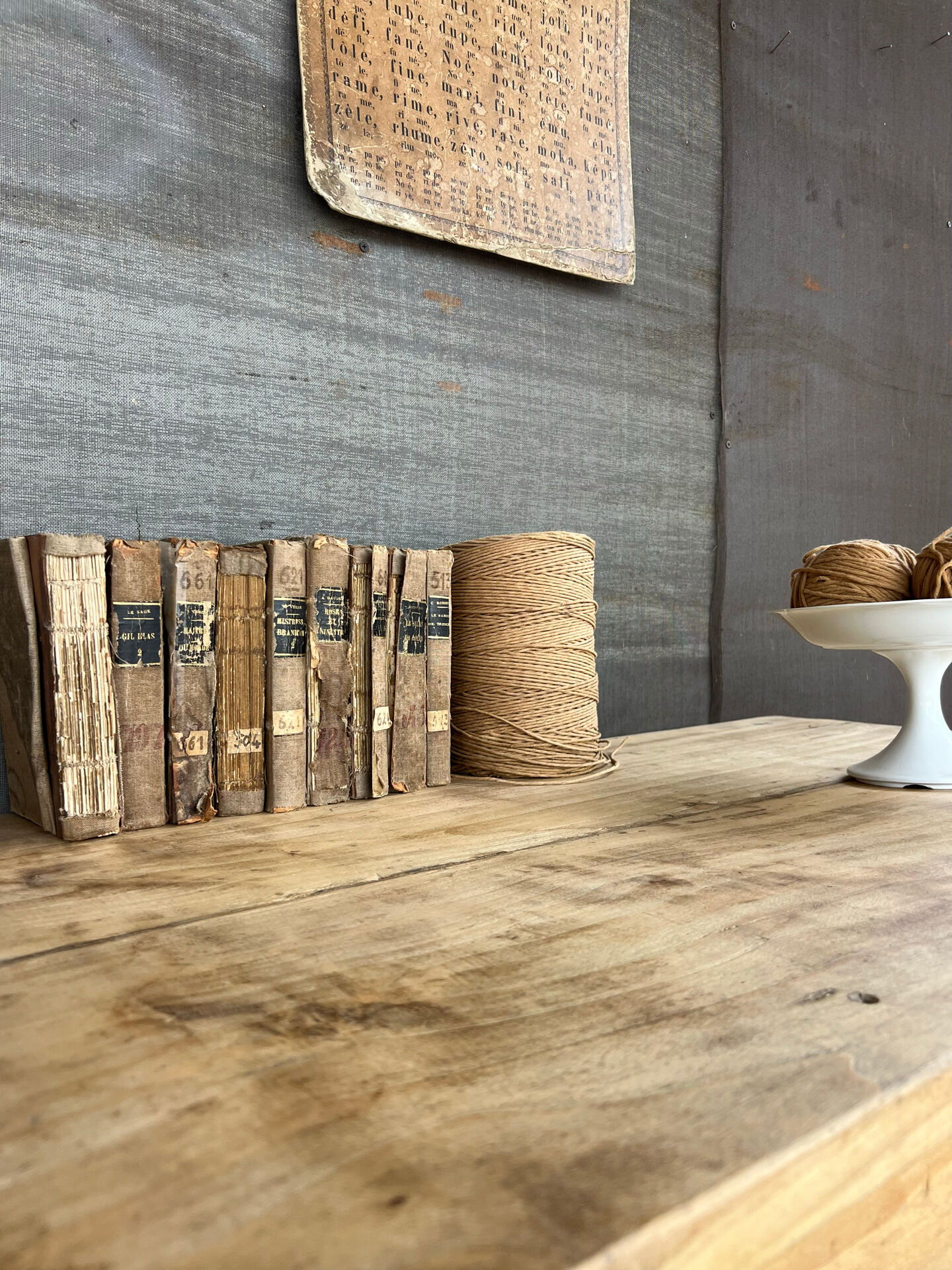 Console d’atelier bois brut