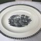 Set of 2 oval dishes in Wedgwood porcelain model "Lugano" old