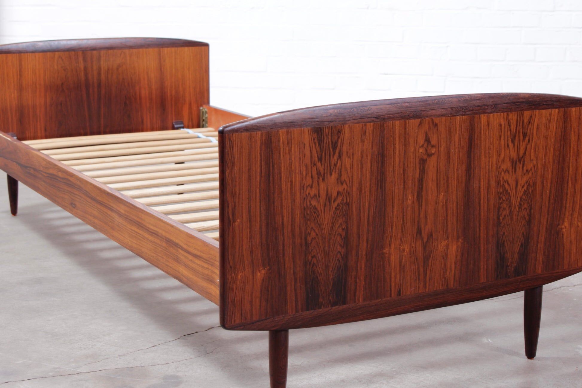 Vintage teak bed 50s 60s