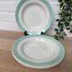 Set de 3 assiettes creuses en faïence St Amand