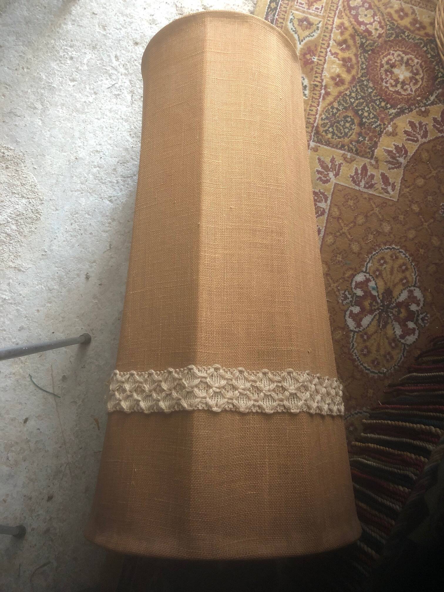 Large vintage ceramic lamp base