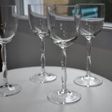 4 verres à vin anciens