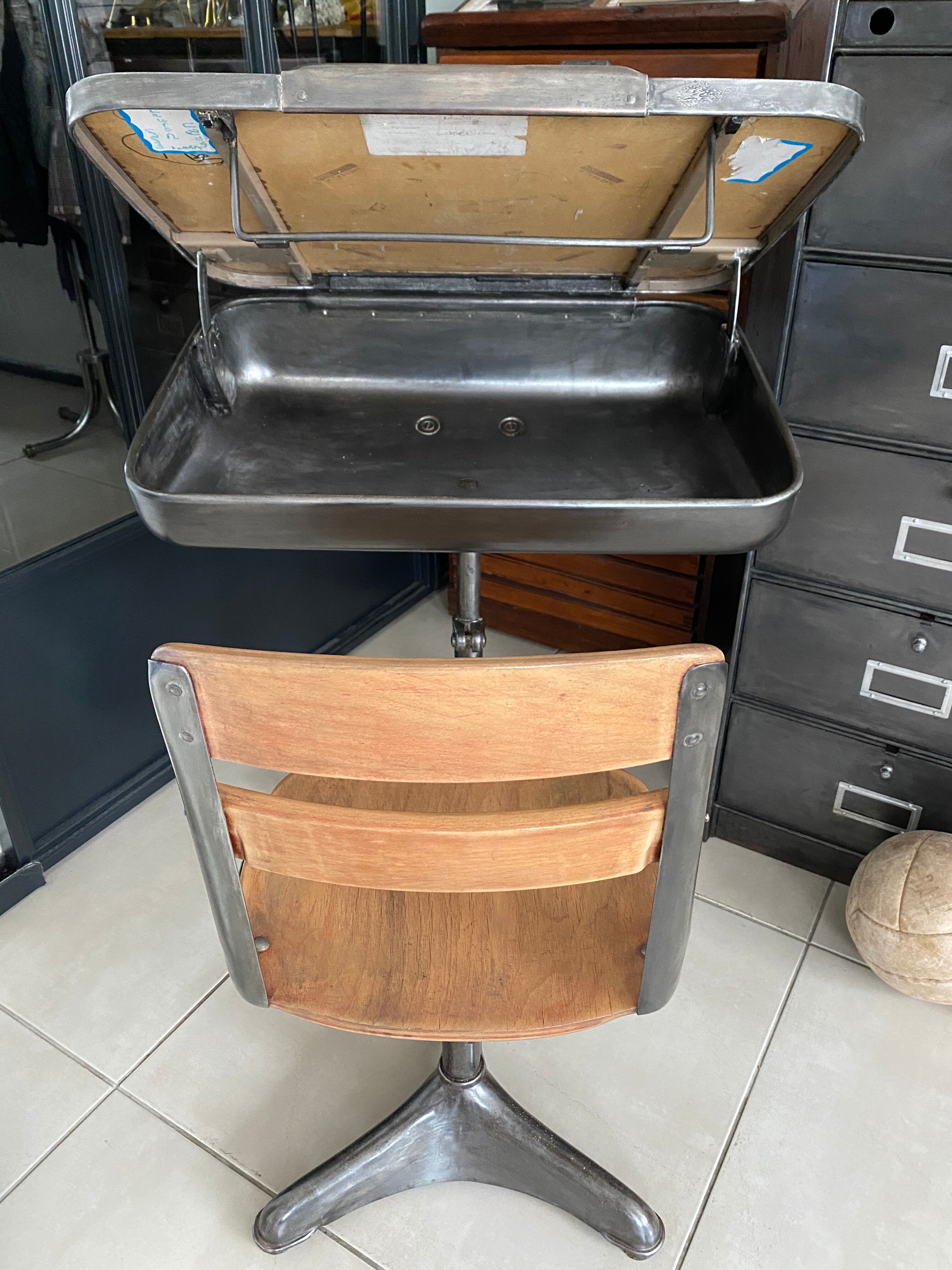 Vintage American school desk