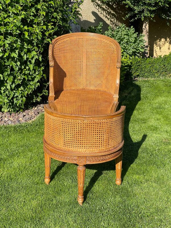 Banquette en Cannage Style Louis XVI