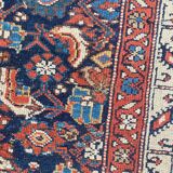 Tapis ancien persan kurde fait main 135x276 cm