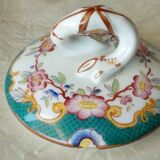 Sucrier en faience sarreguemines decor minton modele 5 /215