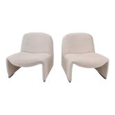 Set of 2 Alky Lounge Chairs by Giancarlo Piretti for Artifort, 1970s