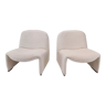 Set of 2 Alky Lounge Chairs by Giancarlo Piretti for Artifort, 1970s