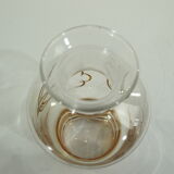 Crystal liqueur carafe Vanne le Chatel vintage