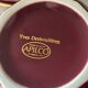 Set of 4 Apilco Bordeaux coffee cups