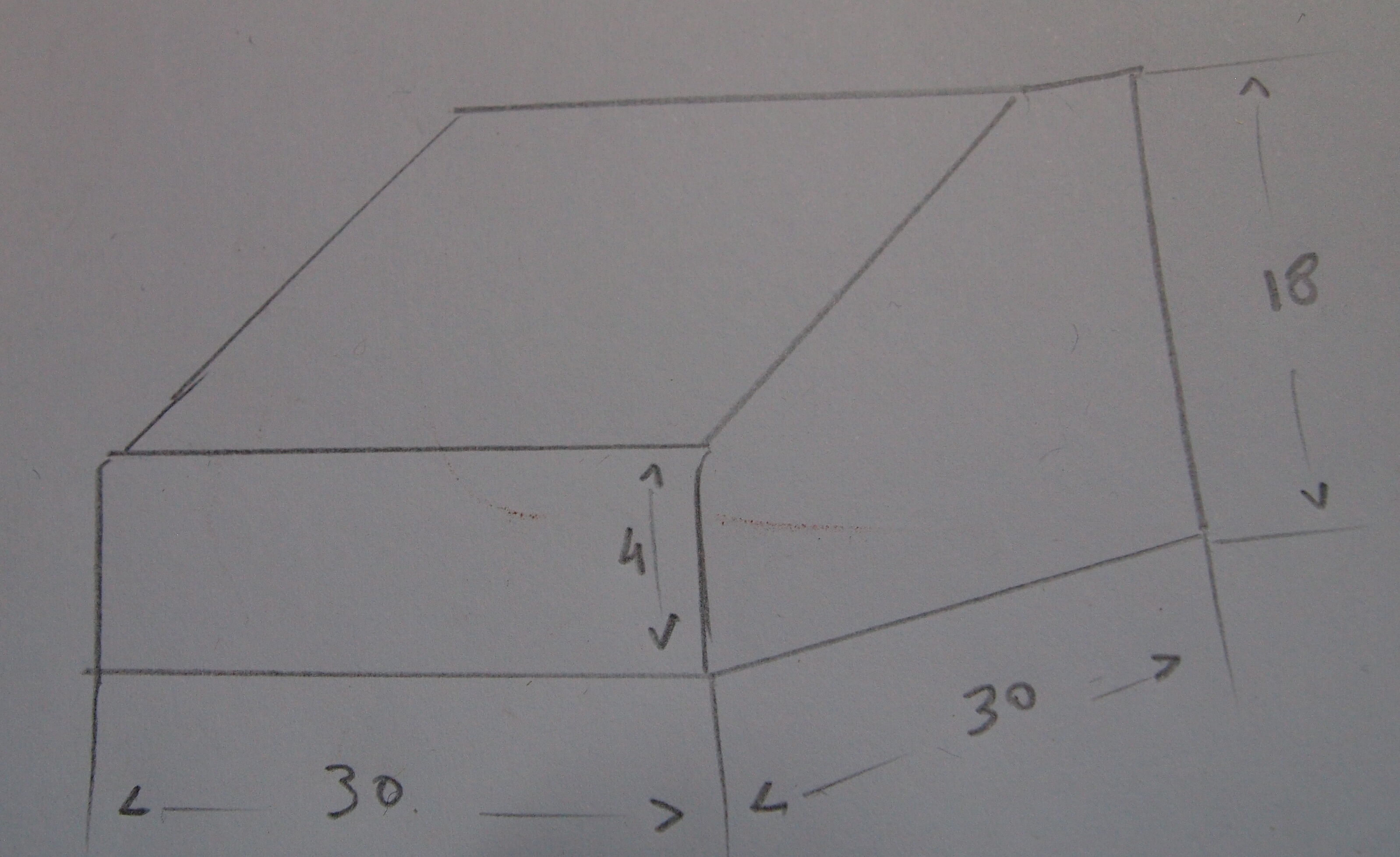 Walnut office storage box