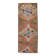 3x7 Vintage Brown & Pink Oriental Vintage Runner Rug, 82x210Cm