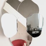Removable wall mirror, circa 1970 68x76cm