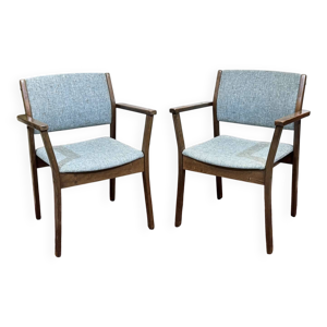 Paire de fauteuils anglais - teck