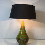 Ceramic lamp decorated with Greek keys