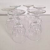 Vintage stemmed aperitif glasses