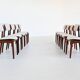 Erik Buch OD 49 set of ten dining chairs rosewood O.D. Mobler Denmark 1960