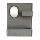 Étagère miroir rotin