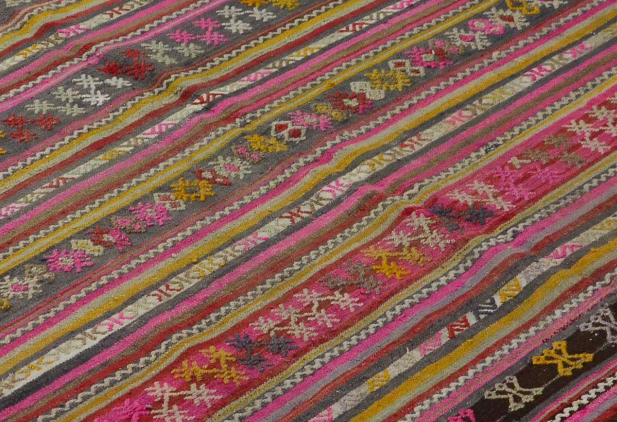 Anatolian handmade kilim rug 290 cm x 190 cm