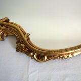Baroque style gold resin mirror, 50s-60s