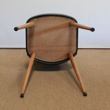 Suite of 8 baumann chairs, "essor" model – 1960s