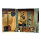 Tableau d’un guitariste signé Pinson