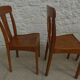 4 chaises bistrot en bois de marque stella