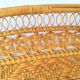 very old bread basket or fruit woven wicker woven in early 1900