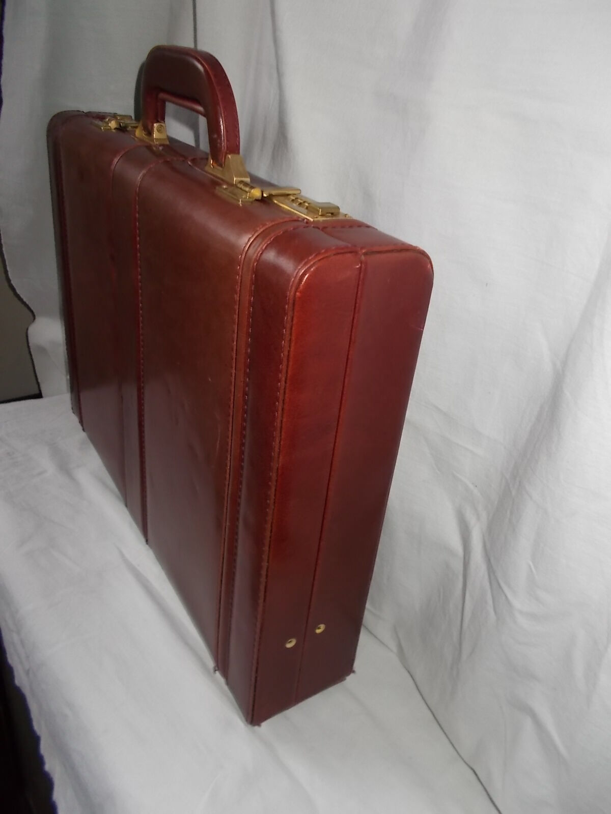 Leather briefcase-case