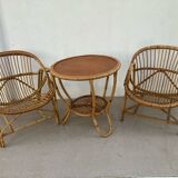 Rattan lounge