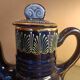 HB Quimper coffee pot with pearl decoration