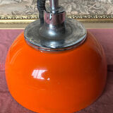 Orange globe pendant lamp 80s