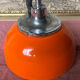 Suspension globe orange années  80