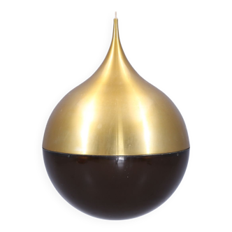 Space age drop-shaped pendant light