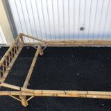 Vintage rattan bed one place