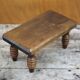 Wooden stool, small stool, plant holder, interior decoration, wood stool Measurement: height 16