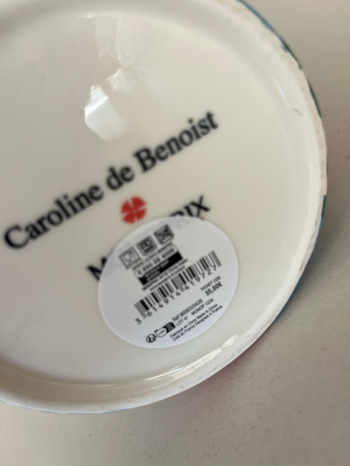 Pichet (ou vase) neuf Caroline de Benoist