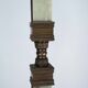 Rare Italian Hollywood Regency Onyx and Bronze Floor Lamp, 1970s