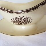Vintage sauceboat from Sarreguemines