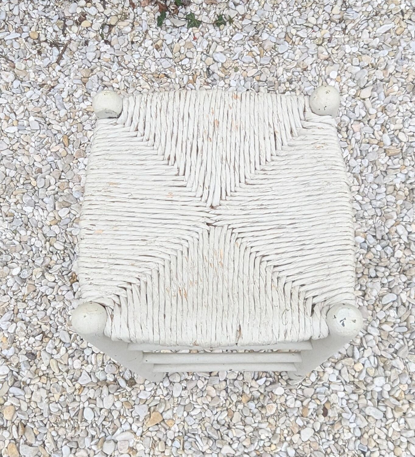 Shabby patina high bar stool