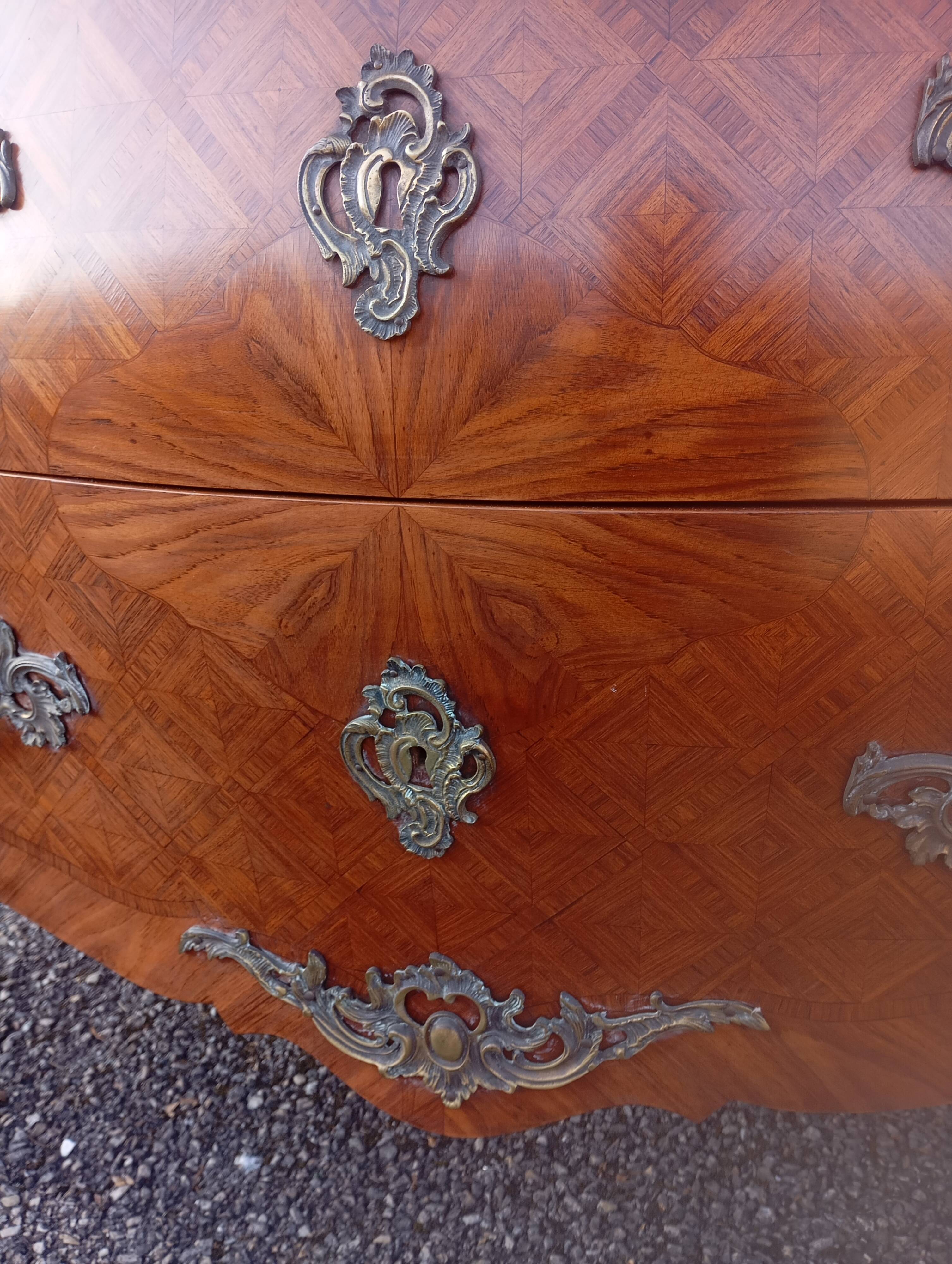 Louis XV marquetry commode