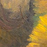 Oil on canvas by o tremoureux tournesols XXeme still life