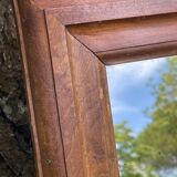 Miroir ancien en bois massif