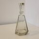Art Deco geometric glass whisky decanter 550 ml