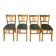 Set of 4 vintage bistro chairs