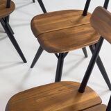 Laukaan Puu set of four ‘Pirkka’ dining chairs by Ilmari Tapiovaara