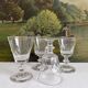 4 verres à vin en cristal ancien Caton Saint Louis Baccarat
