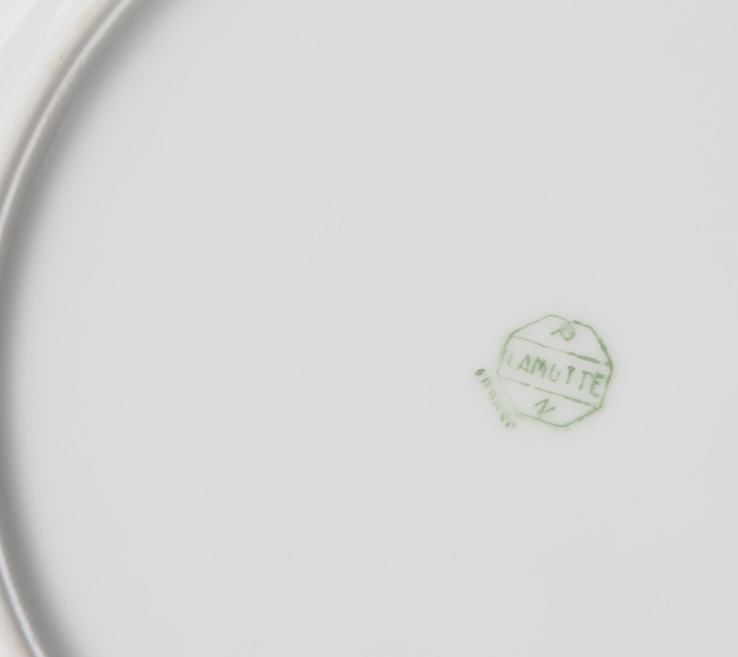 6 octagonal flower plates