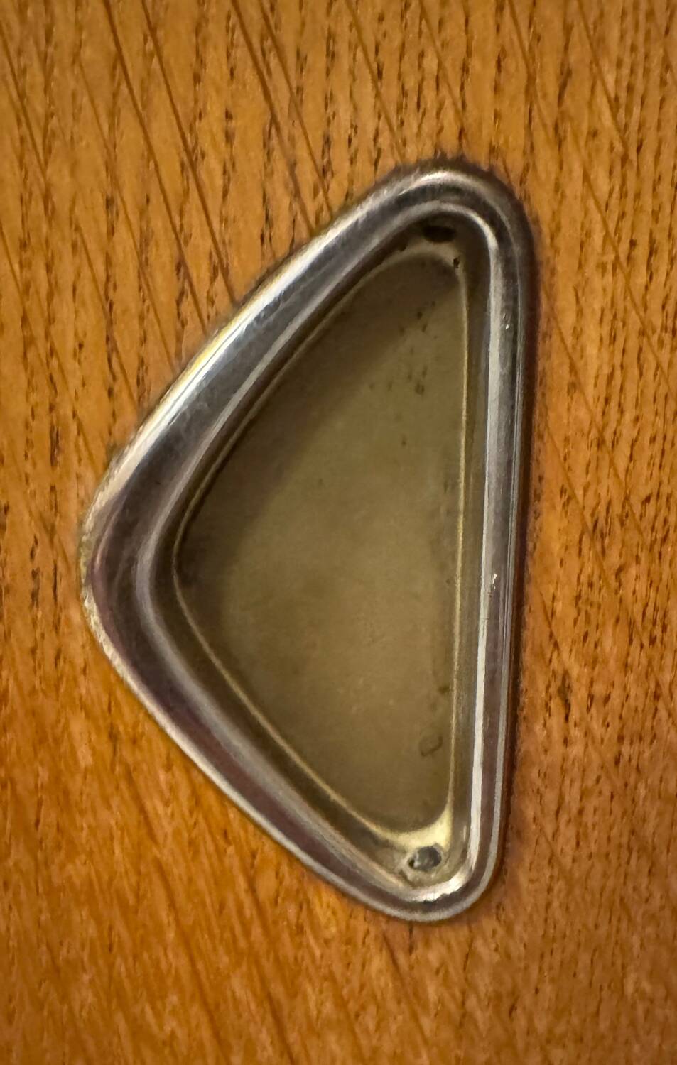 Vintage shoe cabinet with compass legs