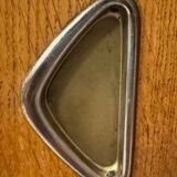 Vintage shoe cabinet with compass legs